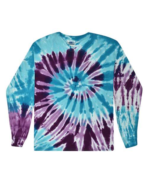 Load image into Gallery viewer, Colortone 2000 Unisex Tie-Dyed Long Sleeve T-Shirt - Barbados
