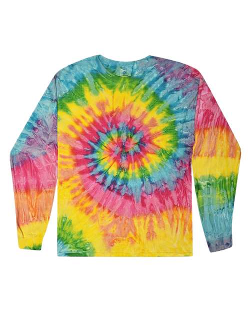 Load image into Gallery viewer, Colortone 2000 Unisex Tie-Dyed Long Sleeve T-Shirt - Saturn
