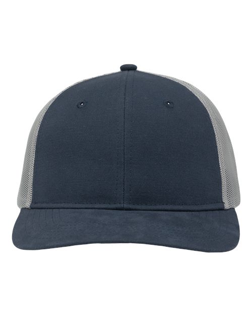 Load image into Gallery viewer, Sportsman SP1650 Modern Six-Panel Trucker Fit Cap - Navy/ Grey
