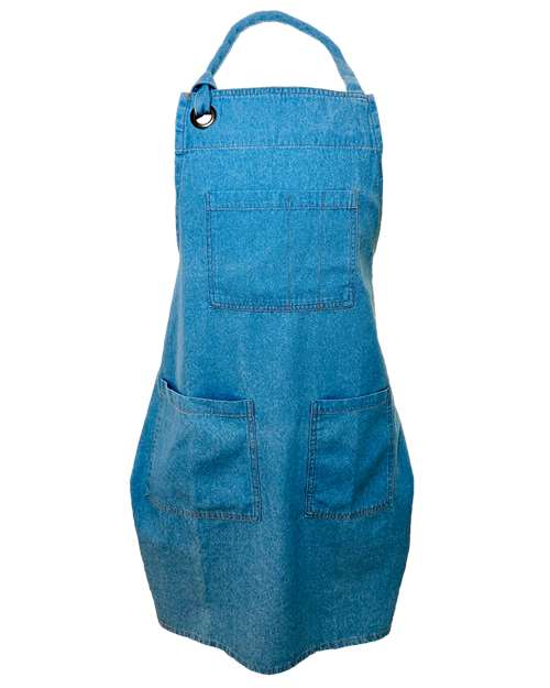 Load image into Gallery viewer, 5-Pocket Recycled Cotton Denim Apron
