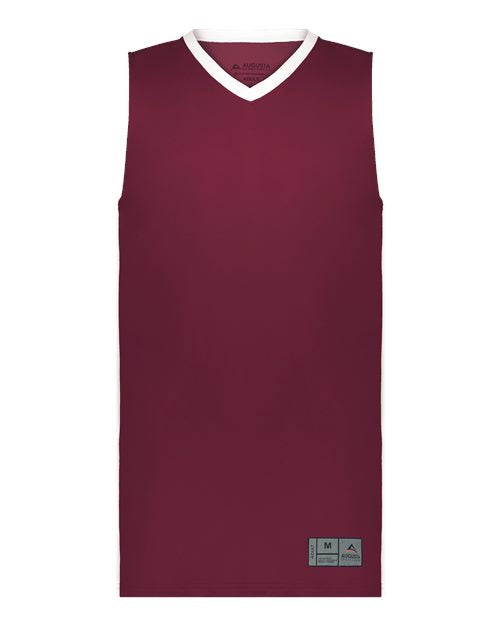 Augusta Sportswear 6886 Men's Match-Up Basketball Jersey - Maroon/ White