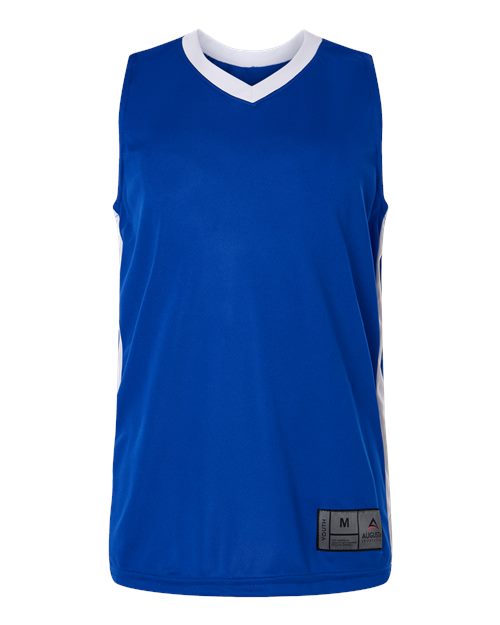Augusta Sportswear 6887 Youth Match-Up Basketball Jersey - Royal/ White