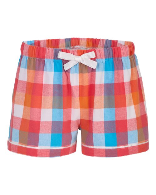 Boxercraft BW6501 Women's Flannel Shorts - Paradise Buffalo Check