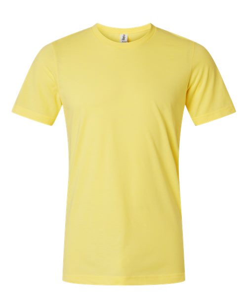 Load image into Gallery viewer, Unisex Combed CVC T-Shirt - Heather Yellow
