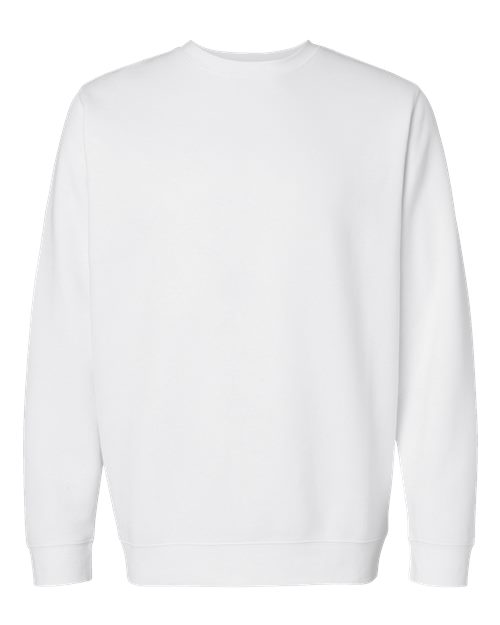 Load image into Gallery viewer, LAT 6925 Unisex Elevated Fleece Crewneck Sweatshirt - White
