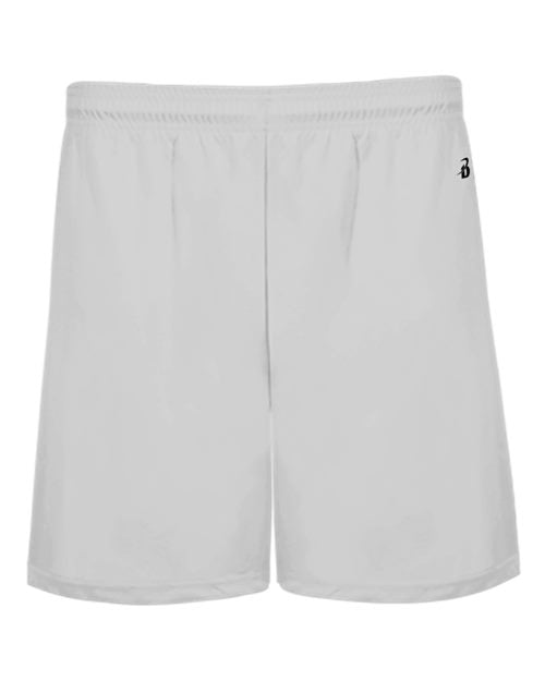 Badger 4146 Men's B-Core 5" Pocketed Shorts - Silver