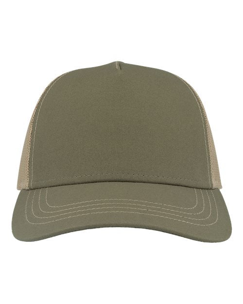 Load image into Gallery viewer, Atlantis Headwear RAPPER Sustainable Canvas Cap - Olive Green/ Khaki
