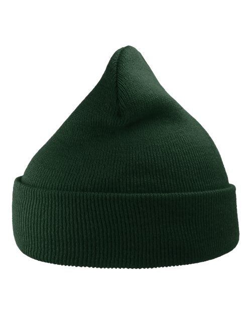 Load image into Gallery viewer, Atlantis Headwear WIND Sustainable 12" Knit Beanie - Bottle Green
