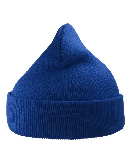 Atlantis Headwear WIND Sustainable 12" Knit Beanie - Royal