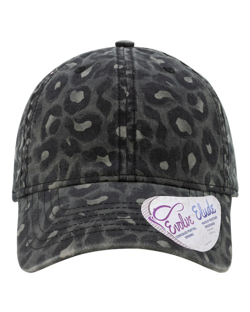 Infinity Her HATTIE Women's Unstructured Fashion Prints Cap - Black Leopard