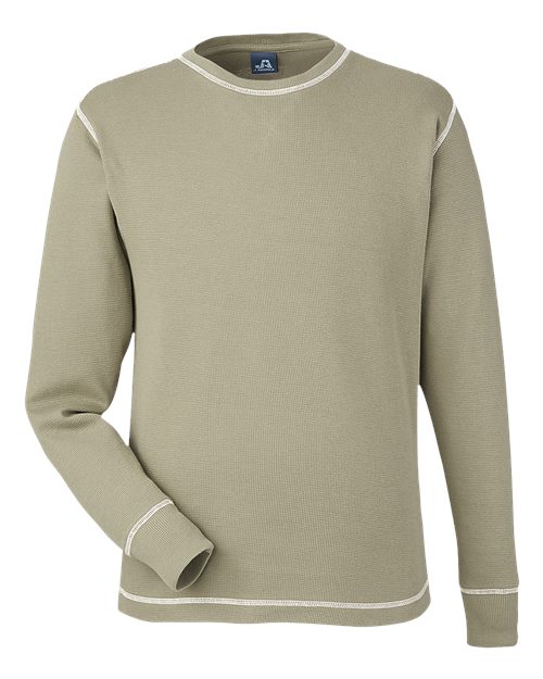 Load image into Gallery viewer, J. America 8238 Men's Vintage Thermal Long Sleeve T-Shirt - Olive
