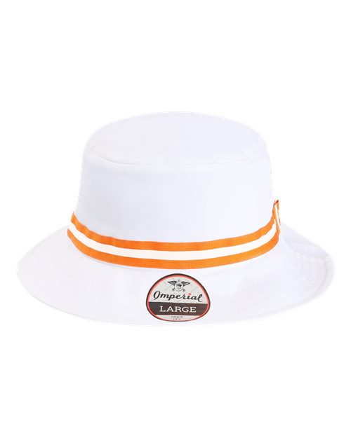 Load image into Gallery viewer, Imperial 1371P The Oxford Performance Bucket Hat - White/ Orange
