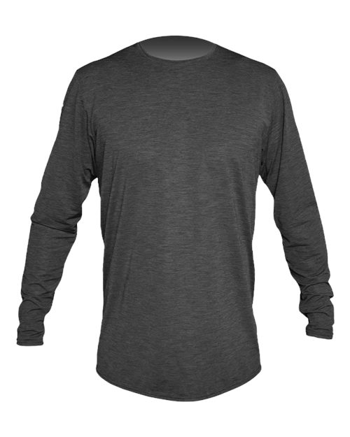 Load image into Gallery viewer, ANETIK MVLPRL8 Men's Low Pro Tech Long Sleeve T-Shirt - Charcoal Heathered
