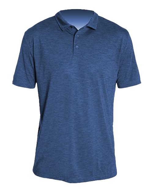 Load image into Gallery viewer, ANETIK MPLPRS0 Men's Low Pro Tech Polo - Navy Heathered
