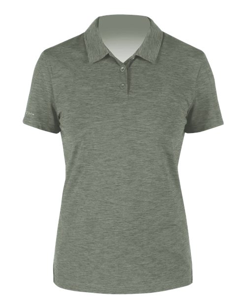 ANETIK WPBRZS1 Women's Breeze Tech Polo - Dark Olive Heathered