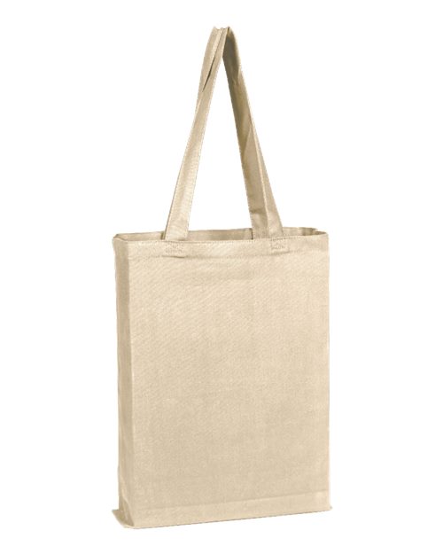 Q-Tees Q800GS Canvas Gusset Promotional Tote - Natural