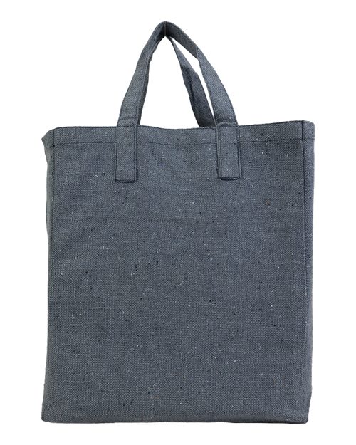Q-Tees S900 Sustainable Grocery Tote Bag - Navy