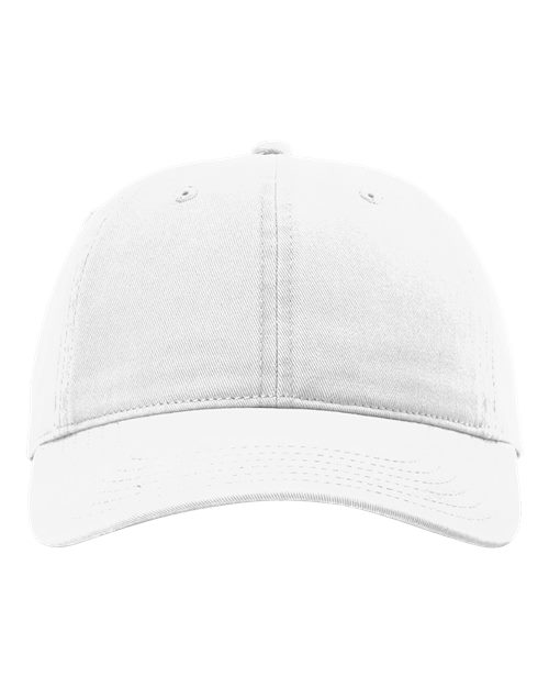 Richardson 326 Peach Twill Dad Hat - White