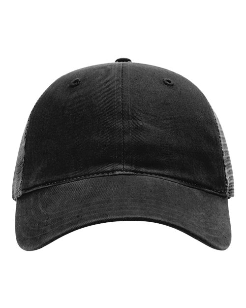 Load image into Gallery viewer, Richardson 111 Garment-Washed Trucker Cap - Black
