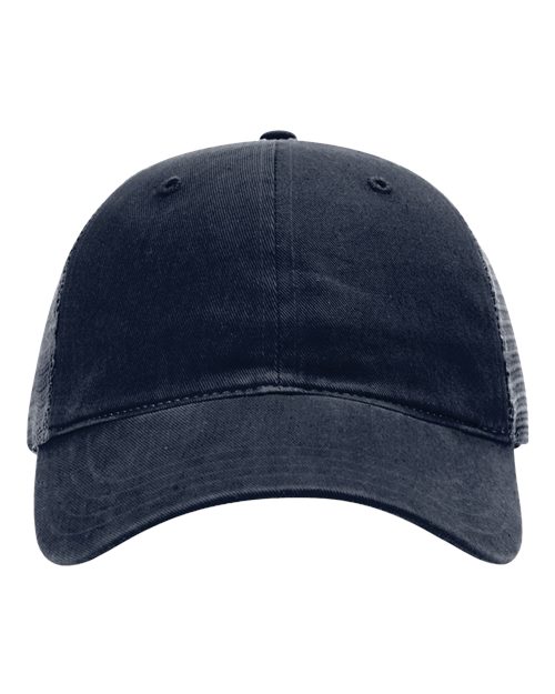 Load image into Gallery viewer, Richardson 111 Garment-Washed Trucker Cap - Navy
