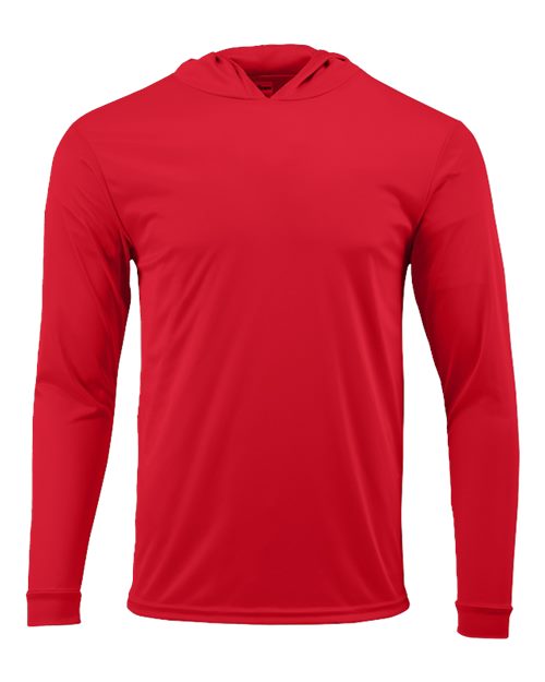 Load image into Gallery viewer, Paragon 220 Unisex Bahama Performance Hooded Long Sleeve T-Shirt - Red
