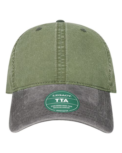 Load image into Gallery viewer, LEGACY TTA Terra Twill Cap - Moss Green/ Cinder
