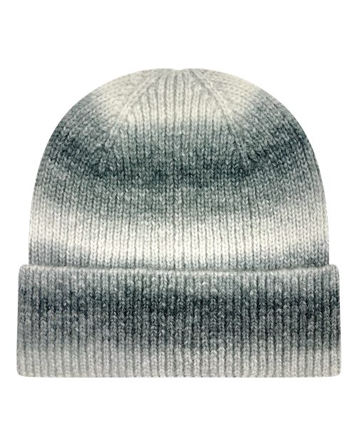 Load image into Gallery viewer, LEGACY KTDRB Tie-Dyed Ribbed Beanie - Grey Marble
