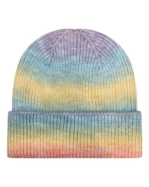 Load image into Gallery viewer, LEGACY KTDRB Tie-Dyed Ribbed Beanie - Sherbet
