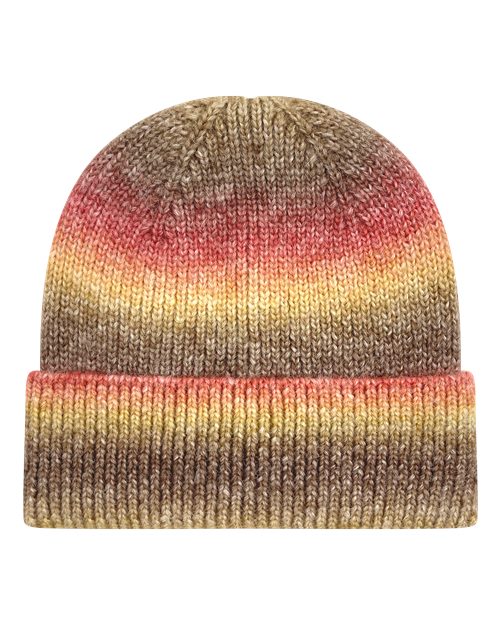 LEGACY KTDRB Tie-Dyed Ribbed Beanie - Sunset