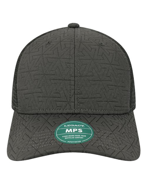 LEGACY MPS Mid-Pro Snapback Trucker Cap - Black Z - Quilted