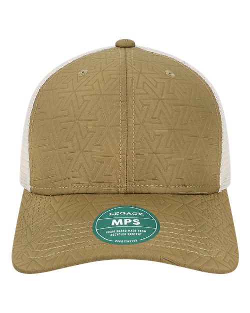 LEGACY MPS Mid-Pro Snapback Trucker Cap - Brown Z - Quilted