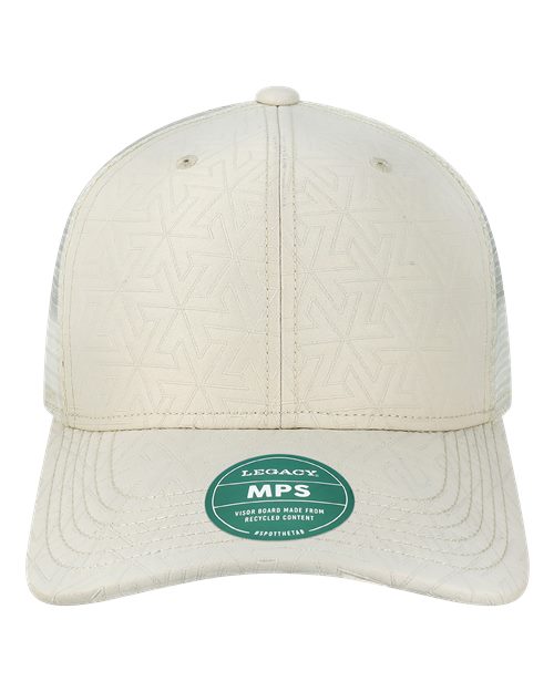 LEGACY MPS Mid-Pro Snapback Trucker Cap - White Z - Quilted