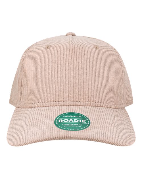 Load image into Gallery viewer, LEGACY ROADIE Five-Panel Adjustable Cap - Dusty Rose Corduroy
