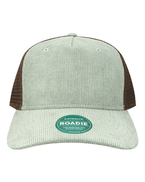 LEGACY ROADIE Five-Panel Adjustable Cap - Sawgrass Corduroy/ Brown