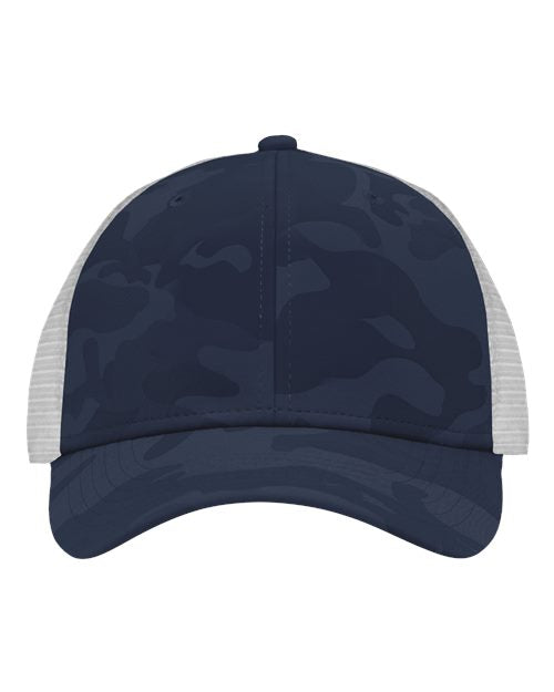 Load image into Gallery viewer, Sportsman SP1450 Traditional Lo-Pro Mesh Back Trucker Fit Cap - Navy Camo/ White
