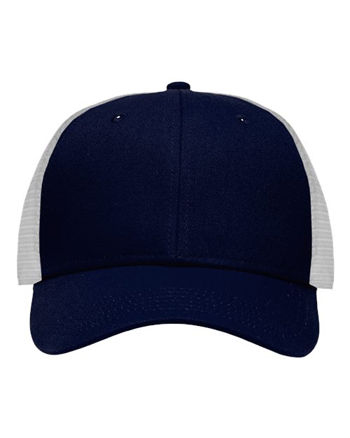 Load image into Gallery viewer, Sportsman SP1450 Traditional Lo-Pro Mesh Back Trucker Fit Cap - Chino Navy/ White
