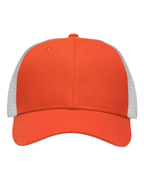 Load image into Gallery viewer, Sportsman SP1450 Traditional Lo-Pro Mesh Back Trucker Fit Cap - Chino Orange/ White
