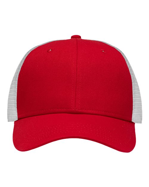 Load image into Gallery viewer, Sportsman SP1450 Traditional Lo-Pro Mesh Back Trucker Fit Cap - Chino Red/ White
