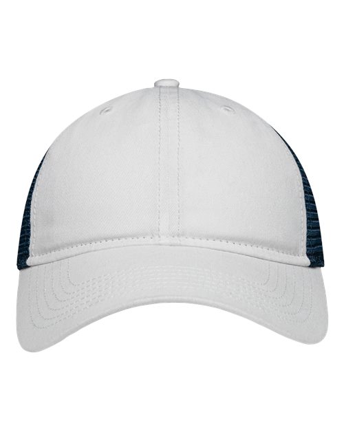 Sportsman SP1750 Mesh Dad Hat Fit - White/ Navy