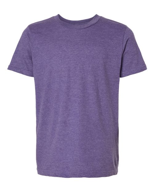 Load image into Gallery viewer, Youth Fine Jersey T-Shirt - Heather Purple
