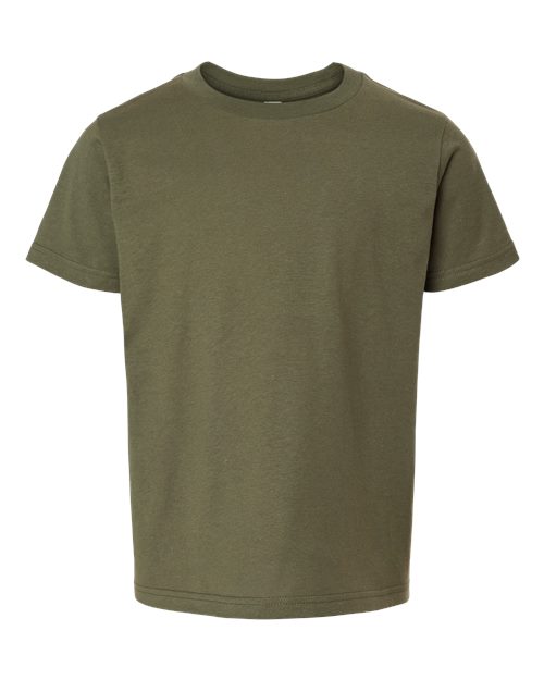 Load image into Gallery viewer, Youth Fine Jersey T-Shirt - Military Green
