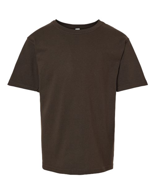 Load image into Gallery viewer, M&amp;O 4850 Youth Gold Soft Touch T-Shirt - Chocolate

