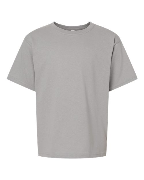 Load image into Gallery viewer, M&amp;O 4850 Youth Gold Soft Touch T-Shirt - Gravel
