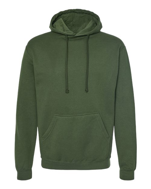 Load image into Gallery viewer, Unisex Fleece Hooded Sweatshirt - Military Green
