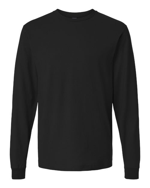 Load image into Gallery viewer, Unisex Fine Jersey Long Sleeve T-Shirt - Black
