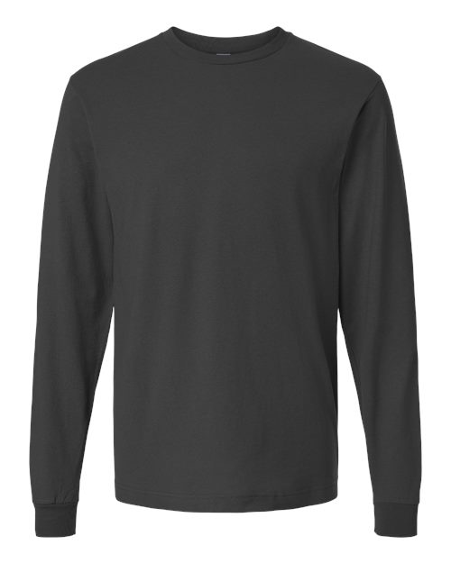 Load image into Gallery viewer, Unisex Fine Jersey Long Sleeve T-Shirt - Charcoal
