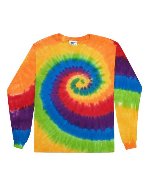 Colortone 2000 Unisex Tie-Dyed Long Sleeve T-Shirt - Prism