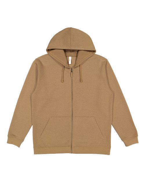 Load image into Gallery viewer, LAT 6927 Unisex Full-Zip Hoodie Sweatshirt - Coyote Brown
