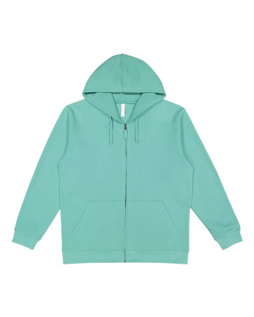 LAT 6927 Unisex Full-Zip Hoodie Sweatshirt - Saltwater