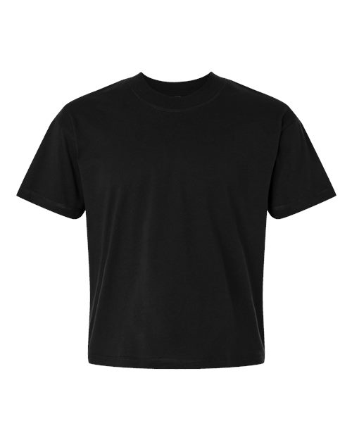 LAT 3520 Unisex Boxy Jersey Tee - Black